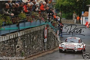 World Rally Championship Driver Jean Ragnotti Hand Signed Photo 12x8" AE - Picture 1 of 1