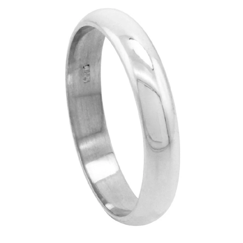 2mm to 6mm Men & Women Sterling Silver High DOME Wedding Band, Thumb / Toe Ring - Image 1 of 1
