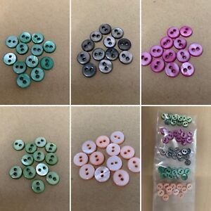 12 Freshwater shell buttons, sewing, crafts, scrapbooking, FREE P&P B456