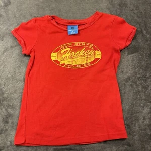 Iowa State Cyclones Shirt Youth Small Red Short Sleeve Hockey Great Republic - Picture 1 of 8