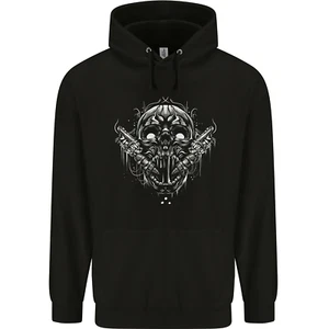 Tattoo Artist Skull Tattooist Childrens Kids Hoodie - Picture 1 of 3