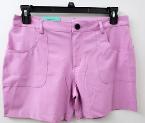 Reel Legends Breezeway Shorts Plus Size 2X High Rise Quick Dry Pockets Violet *I - Picture 1 of 6