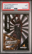 2013-14 Panini Pinnacle The Naturals #1 LeBron James PSA 9