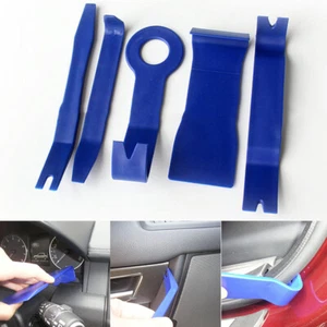 5pcs Car Dash Plastic Trim Audio GPS Door Panel Radio Open Pry Removal Tools Kit - Picture 1 of 11