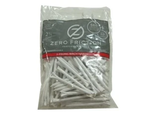 Camisetas Zero Friction Performance 2 3/4" 3 puntas biodegradables blancas 2 paquetes de 75 - Imagen 1 de 4