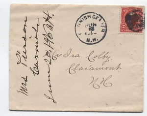 1903 Cornish Center NH #301 Brief nach Claremont DPO [H.5426] - Bild 1 von 3