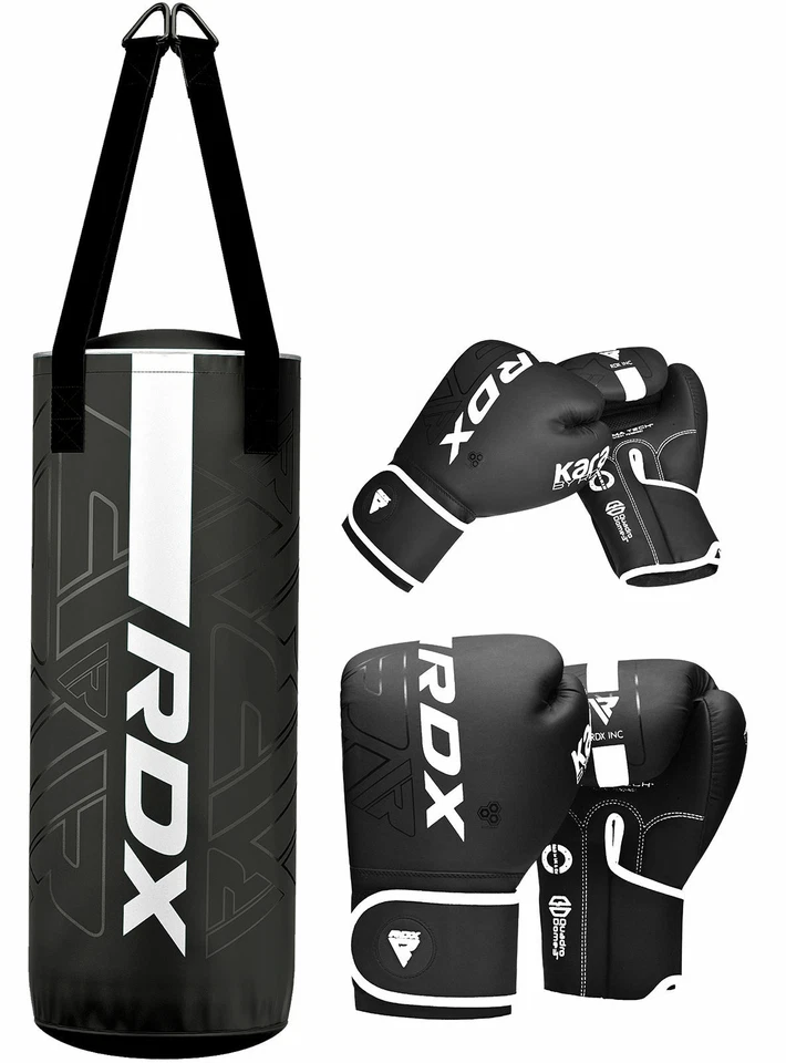 RDX Kids Punch Bag UnFilled Boxing Set Training Gloves Chain MMA Punch Junior Foto 1 de 1