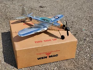 Wen-Mac P-63 Kingcobra Plane Fighter Bomber Vintage Control Line Nitro Airplane - Picture 1 of 24