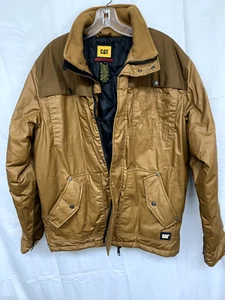 Men’s XL CAT Workwear Brown Coat By Caterpillar - Picture 1 of 10