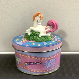 Vintage My Little Pony G2 Australian Character Tin Trinket Box Metal MLP SO RARE - Picture 1 of 21