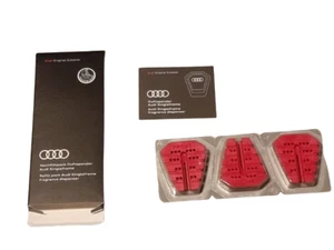 Original Audi 3er Duftspender Nachfüllpack - Mediterraner Duft - Rot NEU - Bild 1 von 2