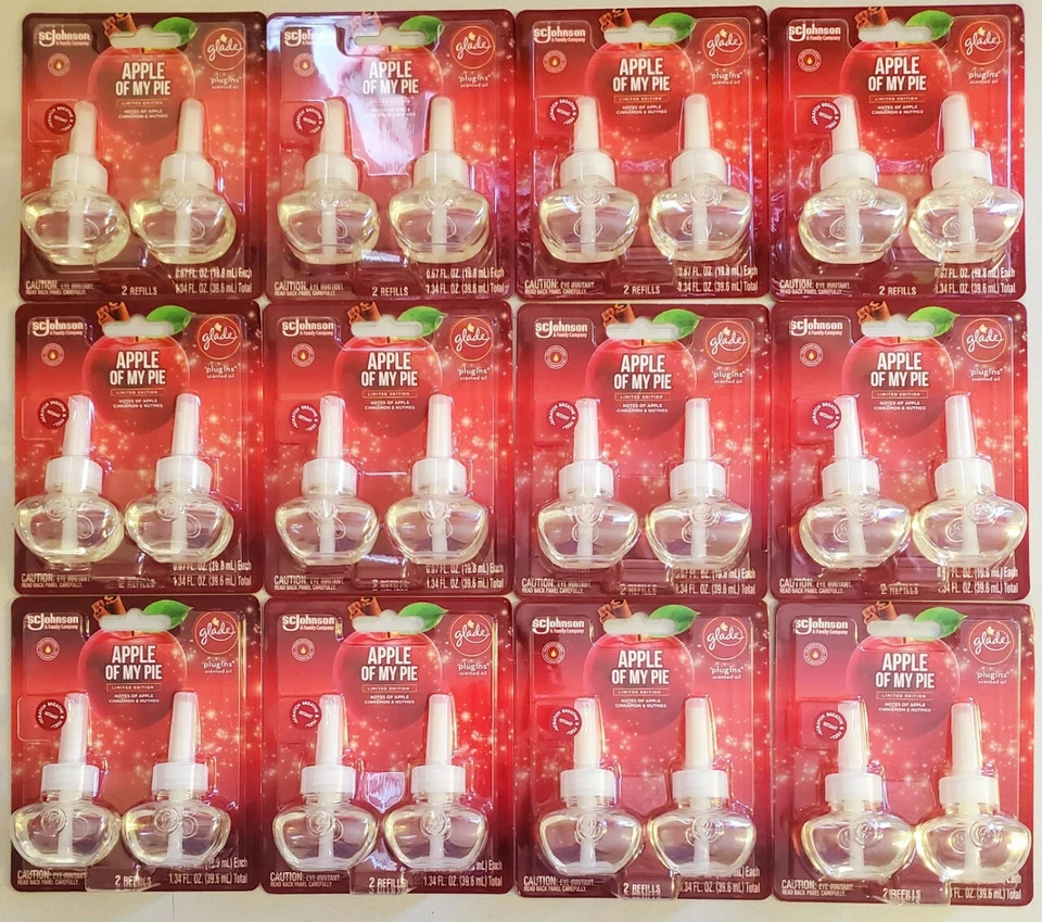 Glade PlugIns 19.8ml Scented Oil Refills - Fall Night Long, Pack of 5