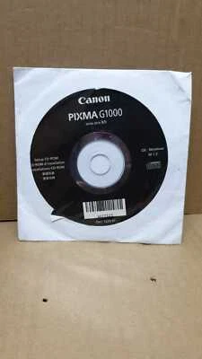 Genuine Canon PIXMA G1000 Printer Driver CD Software for Windows - Image 1 of 3