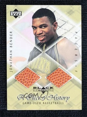 1999-00 Black Diamond A Piece of History doble Jonathan Bender #JB novato radiocontrol Foto 1 de 2