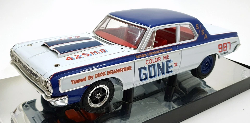 Highway 61 1/18 Scale 50045 - 1964 Dodge 330 Superstock Color Me Gone - Image 1 of 4