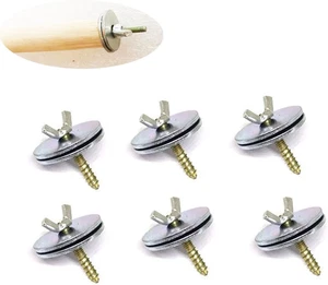 Wooden Bird Playground Natural Birds Parrot Perch Cockatiel Parakeet 6 Set Mount - Bild 1 von 12