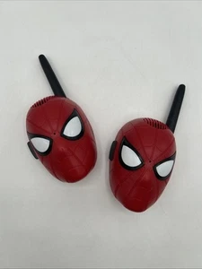 Avengers Infinity War Walkie Talkies Set of 2 Spider-man Red - Tested - WORKING - Zdjęcie 1 z 11