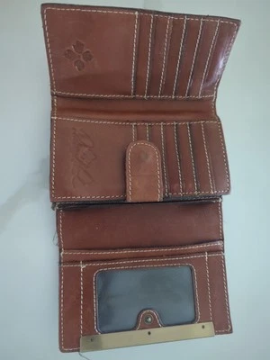 Patricia Nash Brown Wallet USED Ships Free #6 - Image 1 of 4
