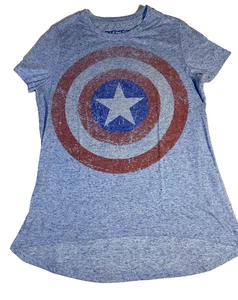 Marvel Captain America Women’s T-Shirt Size XL Graphic Tee Top Superhero - Picture 1 of 6