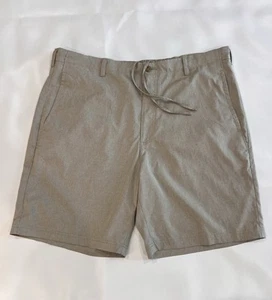 Jack Nicklaus Golf Shorts Mens Size 40 Lightweight Elastic Waist Square Tech Tan - Picture 1 of 6