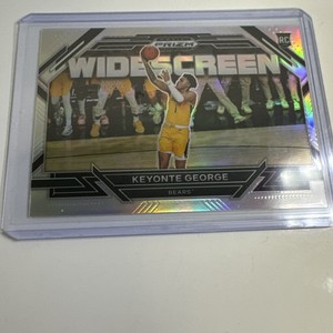 2023-24 Prizm Draft Picks Widescreen Silver Prism #14 Keyonte George - Baylor 