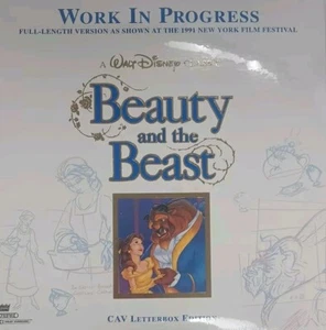 Beauty and the Beast: Work in Progress (1991) Laserdisc - Picture 1 of 2