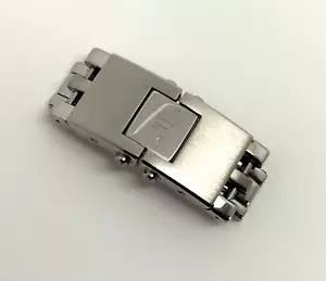 Auténtico brazalete de acero inoxidable Jaeger LeCoultre 15,5 mm hebilla de despliegue OEM - Imagen 1 de 11
