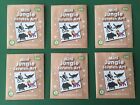 Jungle Play Scratch Art Sets Party Bag Fillers Eco Friendly 6 Pack - 10 x 12cm