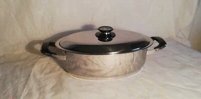 🌐🌐🌐AMC - 1985 - PENTOLA TOPF PFANNE KOCHTOPF 8102 - 34 cm GAS VISIOTHERM - Immagine 1 di 4