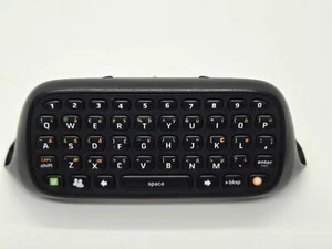 Official Xbox 360 ChatPad Black Controller Keyboard X852479-001 Untested - Picture 1 of 8