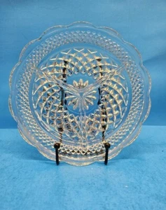 Anchor Hocking Crystal Clear Wexford 3-Compartment Relish Dish Serving Plate - Picture 1 of 5
