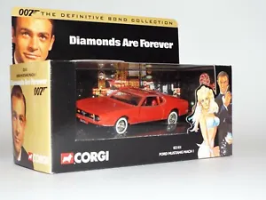 James Bond 007 Diamonds Are Forever 02101 Ford Mustang Mach 1 Corgi 1971 - Picture 1 of 6