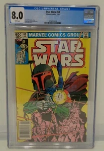 Marvel Star Wars 68 CGC 8.0 First Mandalorians Kiosk weiße Seiten - Bild 1 von 4