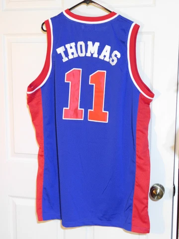 Mitchell & Ness Hardwood Classics 88-89 Pistons #11 Isiah Thomas Jersey. Size 56 Cover