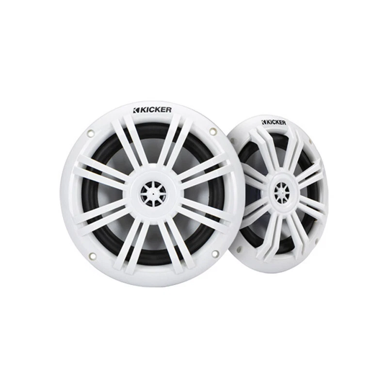 Kicker 49KM604W 6.5" Marine Coaxial speakers - image 1 of 1