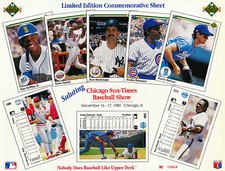 1990 Upper Deck Limited Edition Commemorative Sheet Ken Griffey Jr