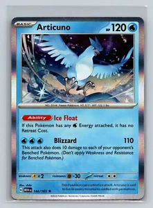 Pokemon 151 Articuno 144/165 Holo Rare NM - Picture 1 of 2