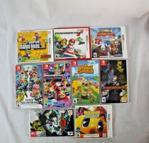 Nintendo switch & 3DS Game Cases Only! Lot Of 9 OEM Cases Only - NO Games - Picture 1 of 4