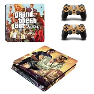 GT Gaming PS4 slim skin adesivo decalcomania vinile wrap PlayStation 4 slim - Foto 1 di 1