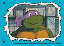 1989 TEENAGE MUTANT NINJA TURTLES SERIES 2 SINGLE STICKER #5 Donatello