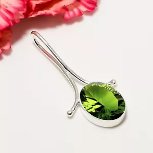 Peridot 925 Sterling Silver Jewelry Pendant, Gemstone Pendant, Elegant Pendant - Picture 1 of 4