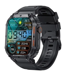 5706751069994 Denver SWC-191B Smartwatch / Zegarek sportowy 4,98 cm (1,96") IPS Digi - Zdjęcie 1 z 7