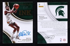 2016-17 Panini Immaculate Collegiate Ink /25 Magic Johnson #31 Auto HOF