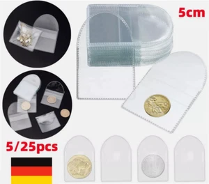 5/25 Stück Pocket Coin Wallets Aufbewahrungsumschläge,2 Zoll Schmuck Pocket UK - Picture 1 of 26