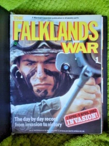 JUEGO COMPLETO DE LA GUERRA DE LAS MALVINAS 448 PÁGINAS VOLÚMENES 1 A 14 EN CARPETA VER FOTOS - Imagen 1 de 12