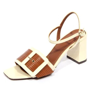 G1572 sandalo donna L'AUTRE CHOSE paint leather sandal woman - Picture 1 of 4