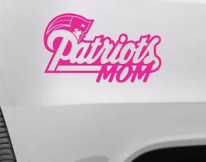 New England Patriots MOM Pink Decal Vinyl Truck DECAL Window STICKER Graphic - Picture 1 of 3