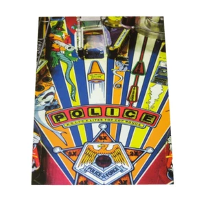 Police Force Pinball Promotional Postcard - Rare Item - Imagen 1 de 2