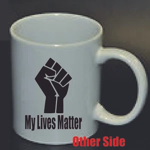 Kaffeebecher Halloween Tasse Weihnachten Kaffee schwarz Lives Matter jeder Anlass Geschenk - Bild 1 von 3