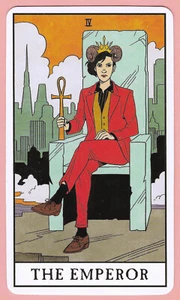 The Emperor, Single Swap Tarot Card 4, Modern Witch, 2 ¾" x 4 ¾" - Near Mint - Picture 1 of 3